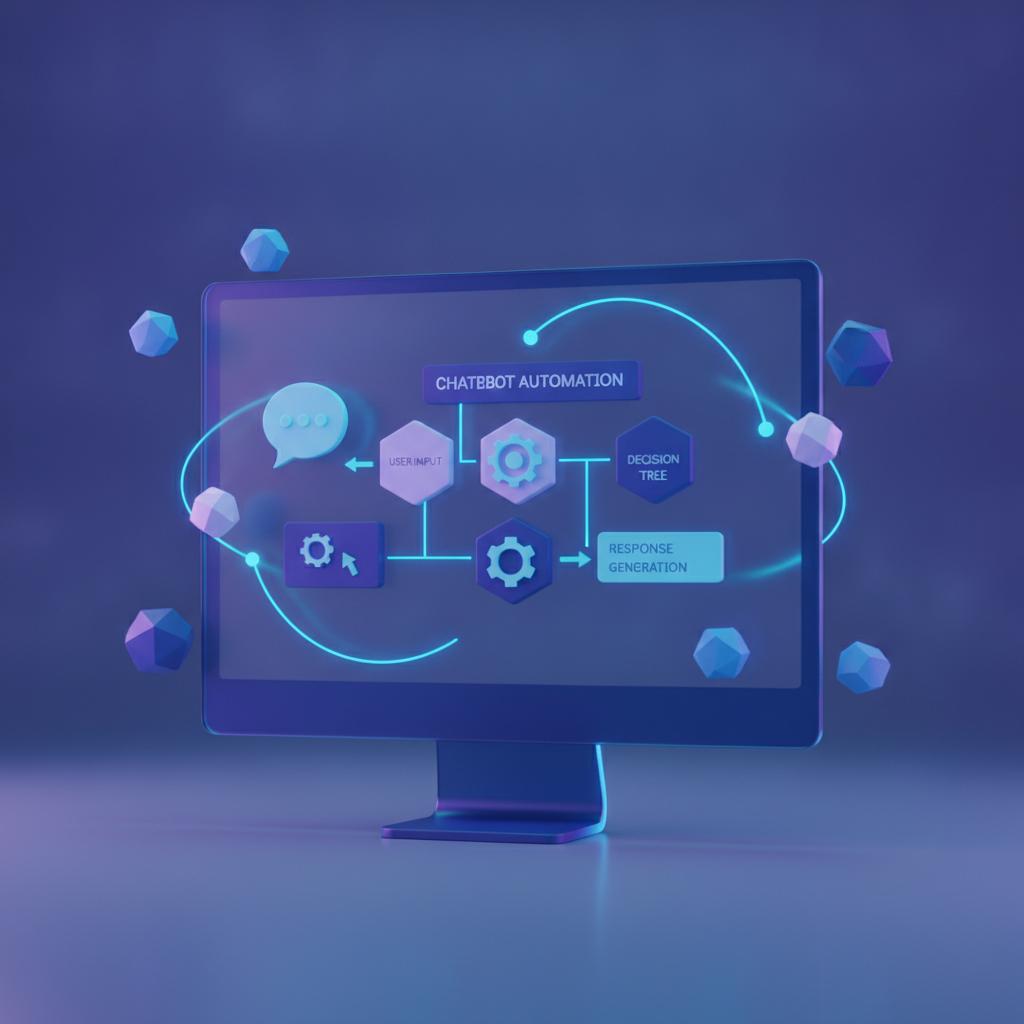 Ilustração técnica representando tecnologia relacionado a Typebot: Guia Definitivo para Criar Formulários de incluindo aut...