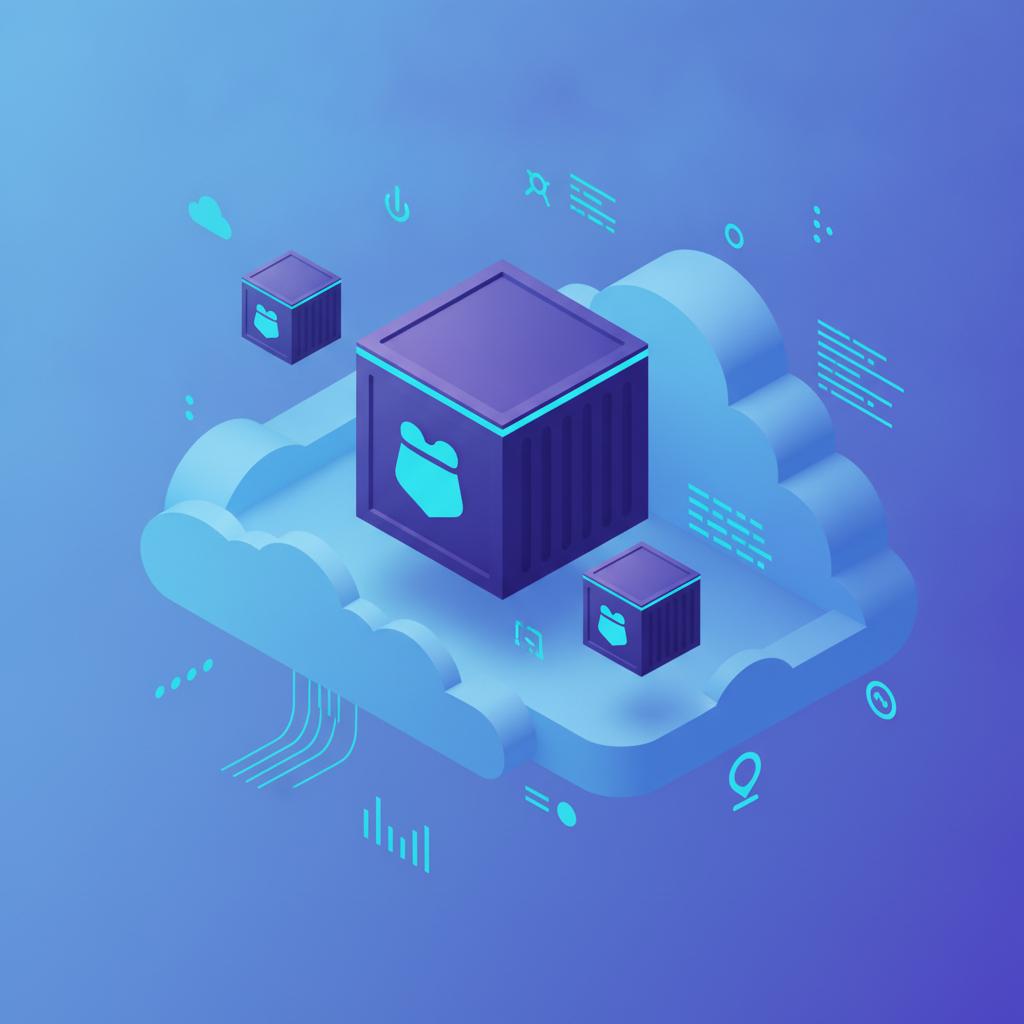 Ilustração técnica representando tecnologia relacionado a Guia Prático de Docker: Do Conceito ao Deploy em P incluindo Con...