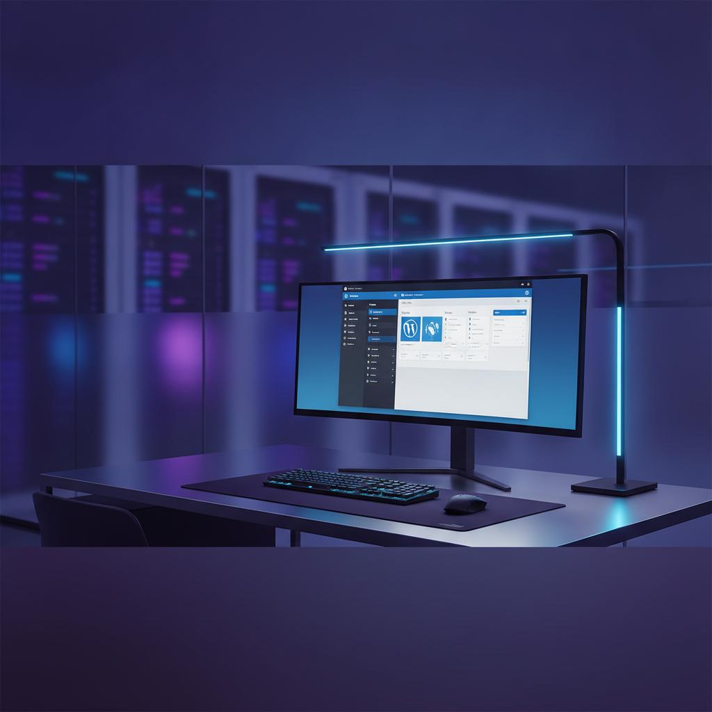 Ilustração técnica representando tecnologia relacionado a Guia WordPress 2026: Como Criar e Escalar um Websi incluindo VPS