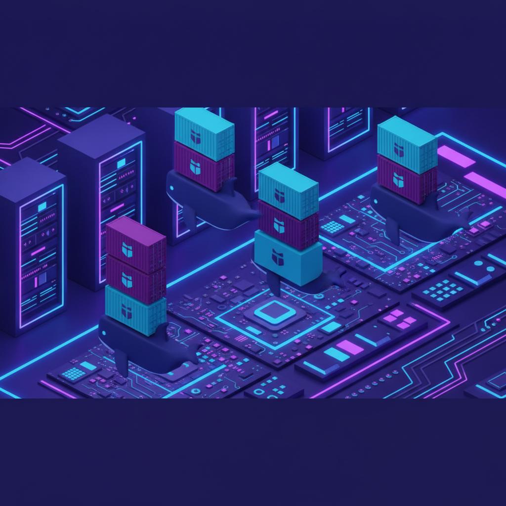 Ilustração técnica representando tecnologia relacionado a Docker na Prática: Guia Completo para Otimizar seu incluindo Con...