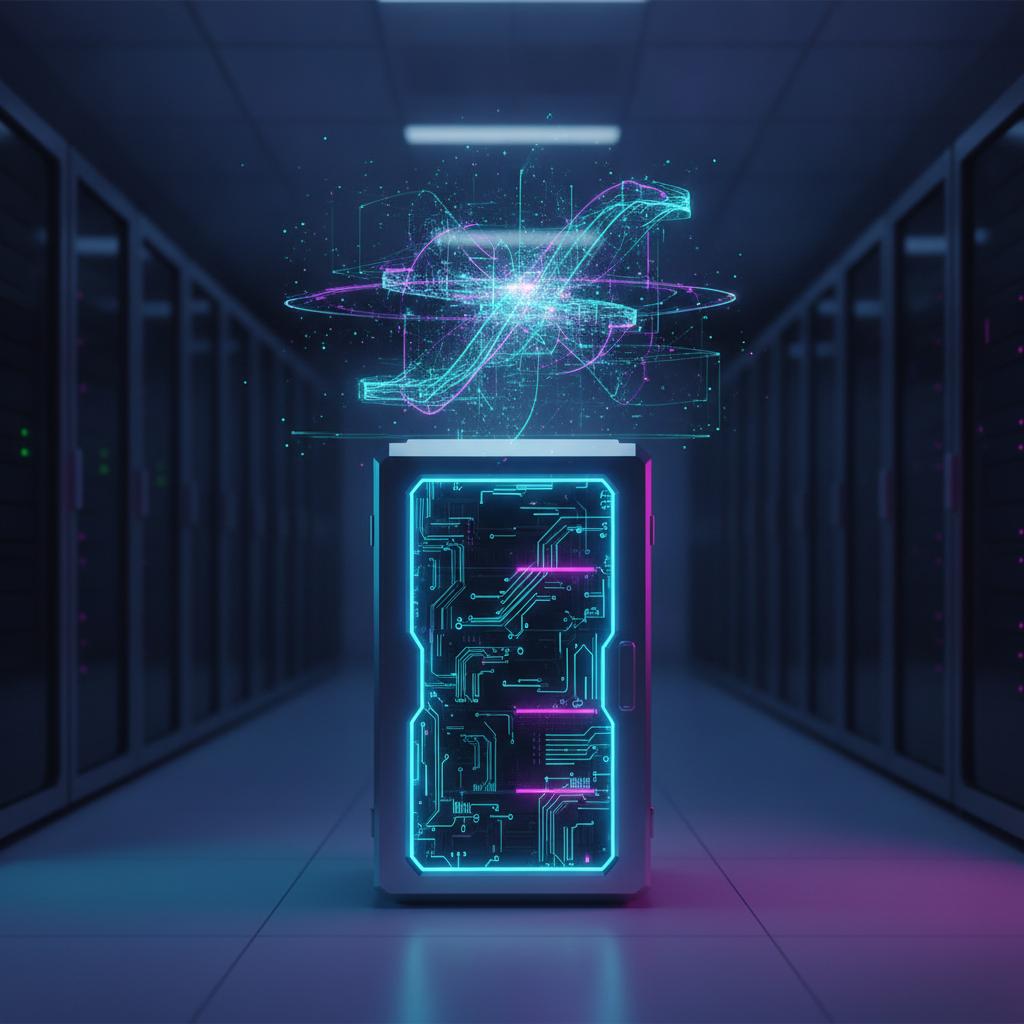 Ilustração técnica representando tecnologia relacionado a Guia de LLM: Como Implementar IA com OpenAI e Lang