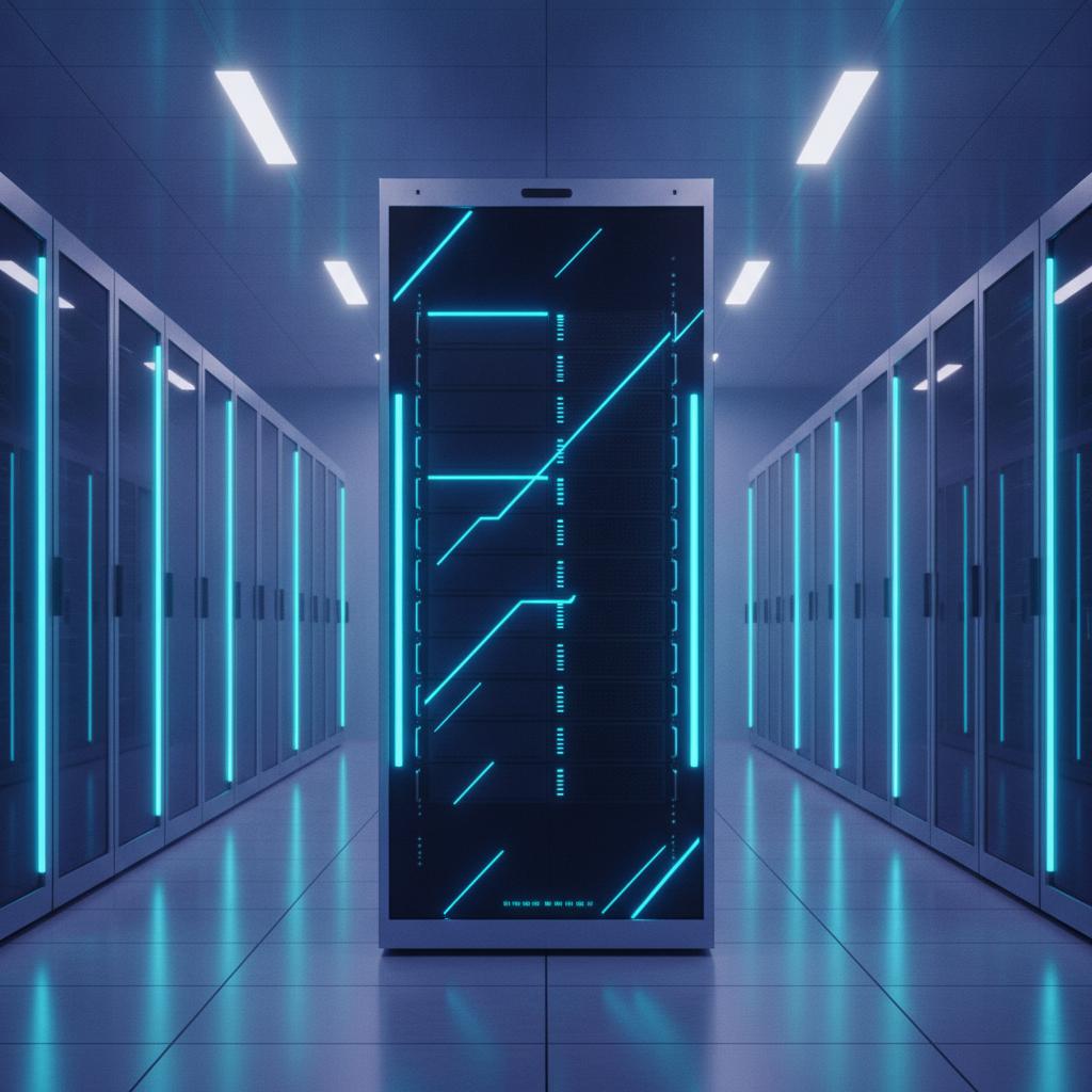 Ilustração técnica representando tecnologia relacionado a O que é VPS? Guia Definitivo sobre Servidor Virtua incluindo hos...