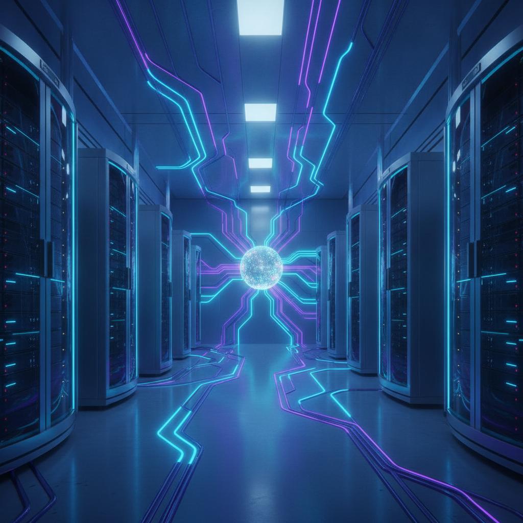 Ilustração técnica representando tecnologia relacionado a Como Implementar LLMs com OpenAI e LangChain: Guia