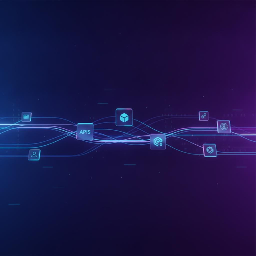 Ilustração técnica representando tecnologia relacionado a N8N: O Guia Definitivo para Automação de Workflows