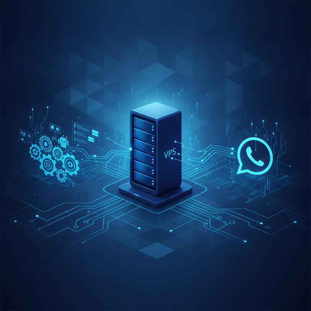 Ilustração técnica representando tecnologia relacionado a Evolution API: O Guia Completo para WhatsApp Autom