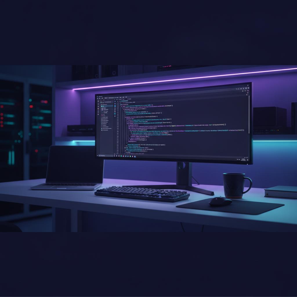 Ilustração técnica representando tecnologia relacionado a Guia Prático de Programação: Como Dominar Python e