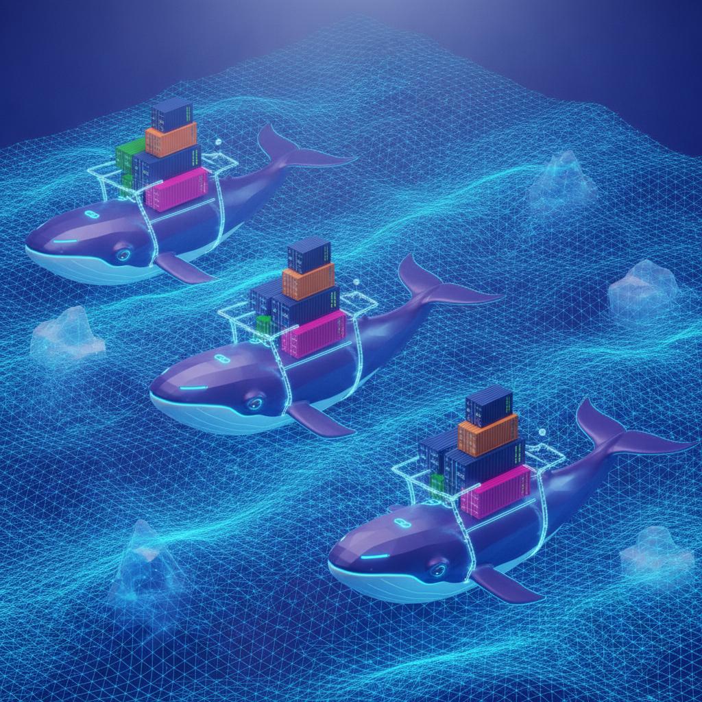 Ilustração técnica representando tecnologia relacionado a Guia Prático Docker: Otimize seu Deploy e Infraest incluindo Con...