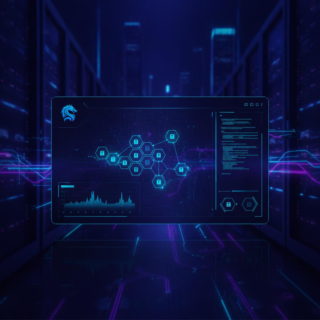 Ilustração técnica representando tecnologia relacionado a Domine o Server Management: EasyPanel e Traefik em