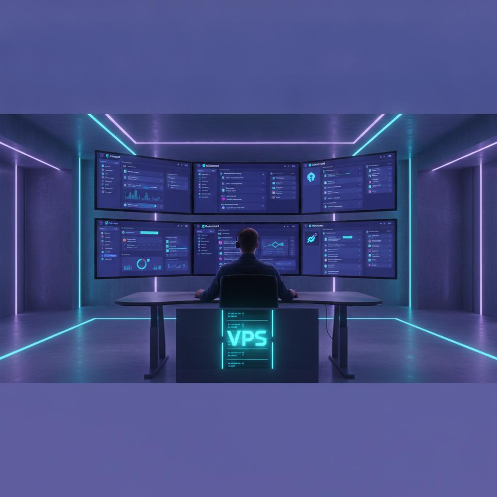 Ilustração técnica representando tecnologia relacionado a Suporte Omnichannel: Chatwoot e Rocket.Chat na VPS