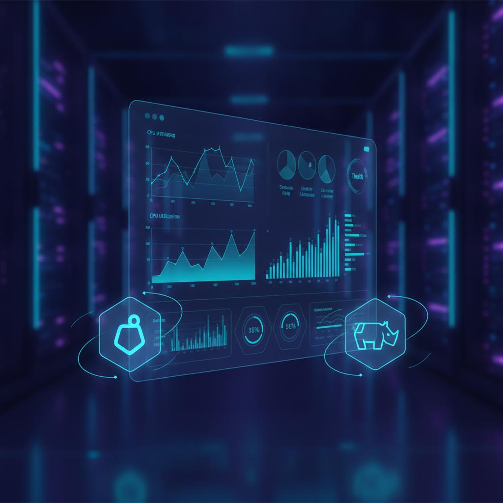Ilustração técnica representando tecnologia relacionado a Server Management: Maximizando a Eficiência do Eas incluindo Tra...