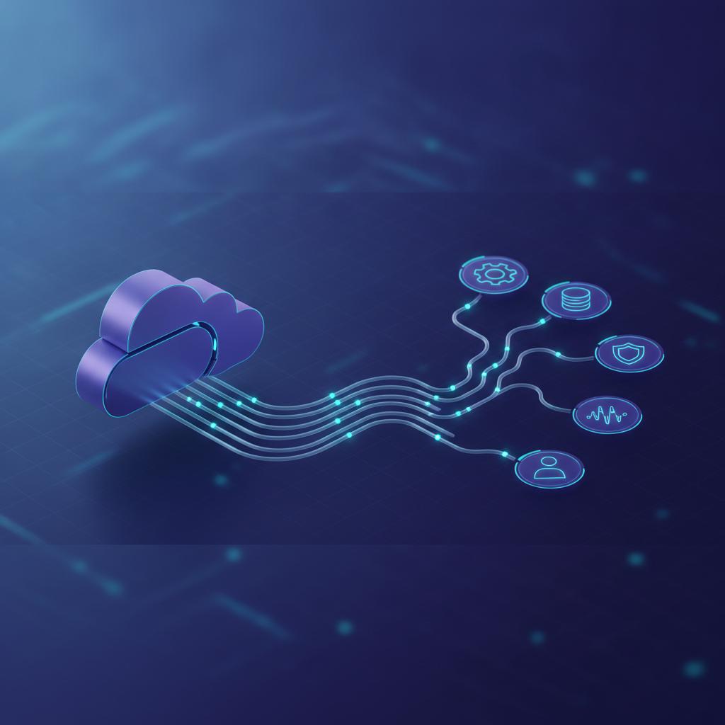 Ilustração técnica representando tecnologia relacionado a Webhooks na Prática: Automatize Fluxos Reais em 20 incluindo aut...