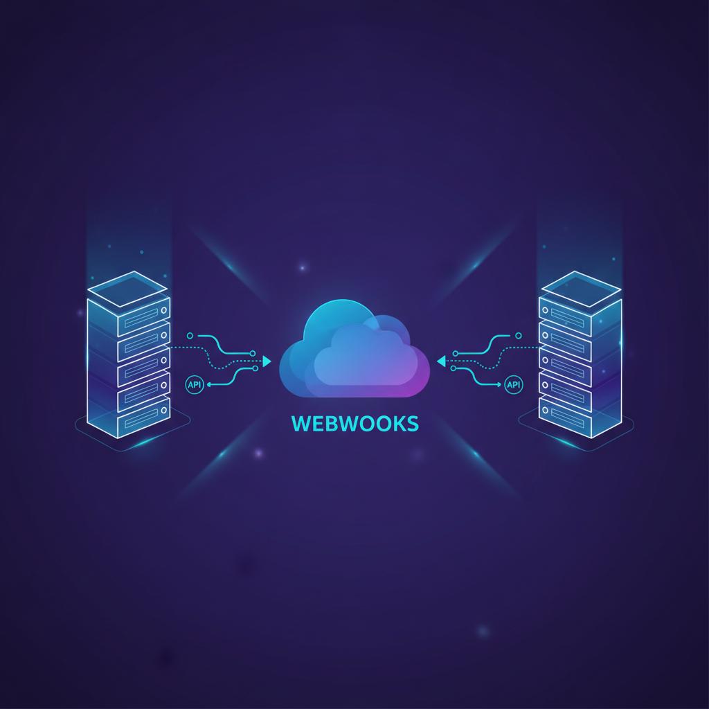 Ilustração técnica representando tecnologia relacionado a Webhooks na Prática: Dominando a Comunicação em 20 incluindo aut...