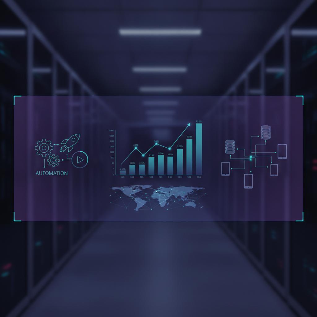 Ilustração técnica representando tecnologia relacionado a Automação no E-commerce: Setup de Alta Conversão 2