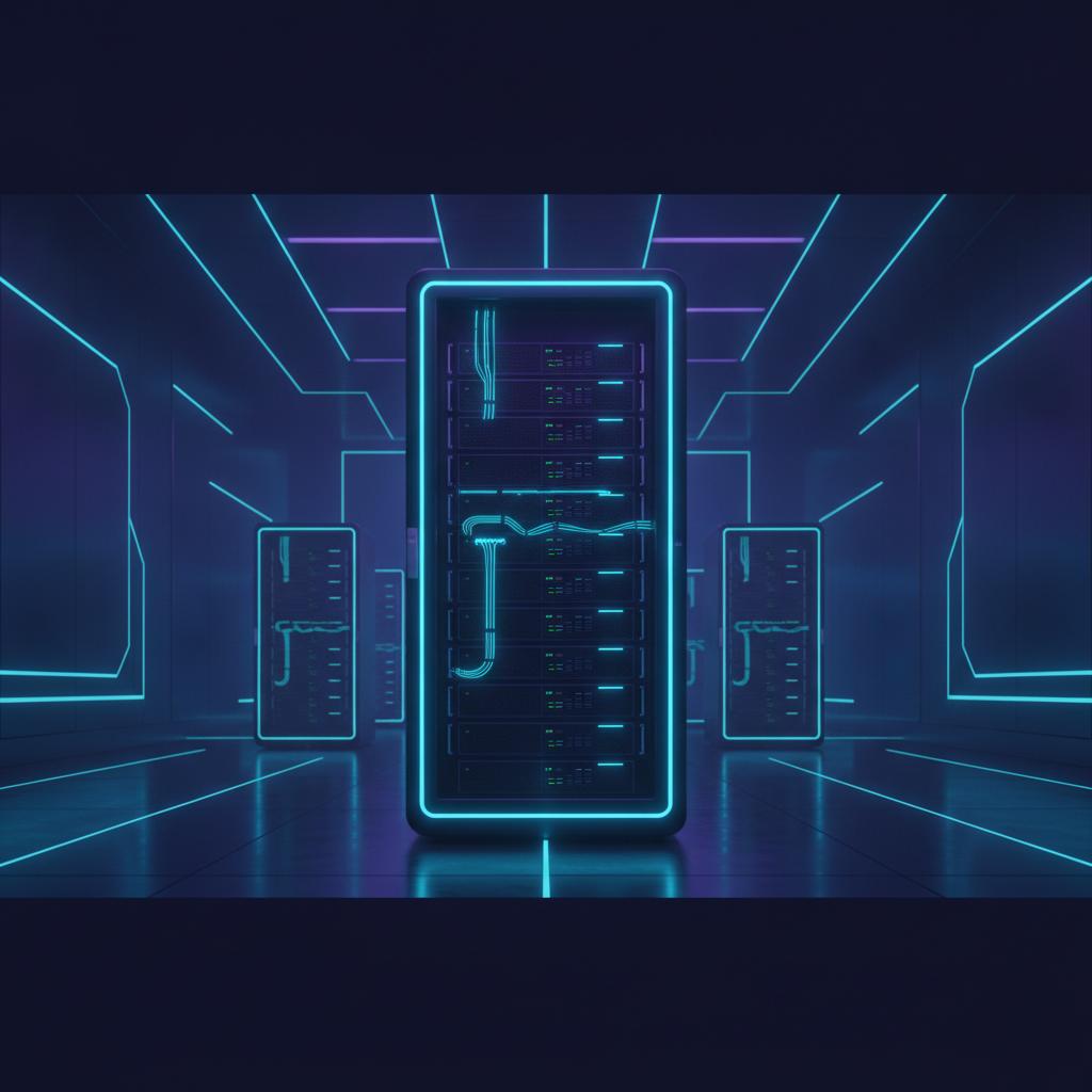 Ilustração técnica representando tecnologia relacionado a Self-hosting: A Ascensão da Infraestrutura Privada incluindo vps