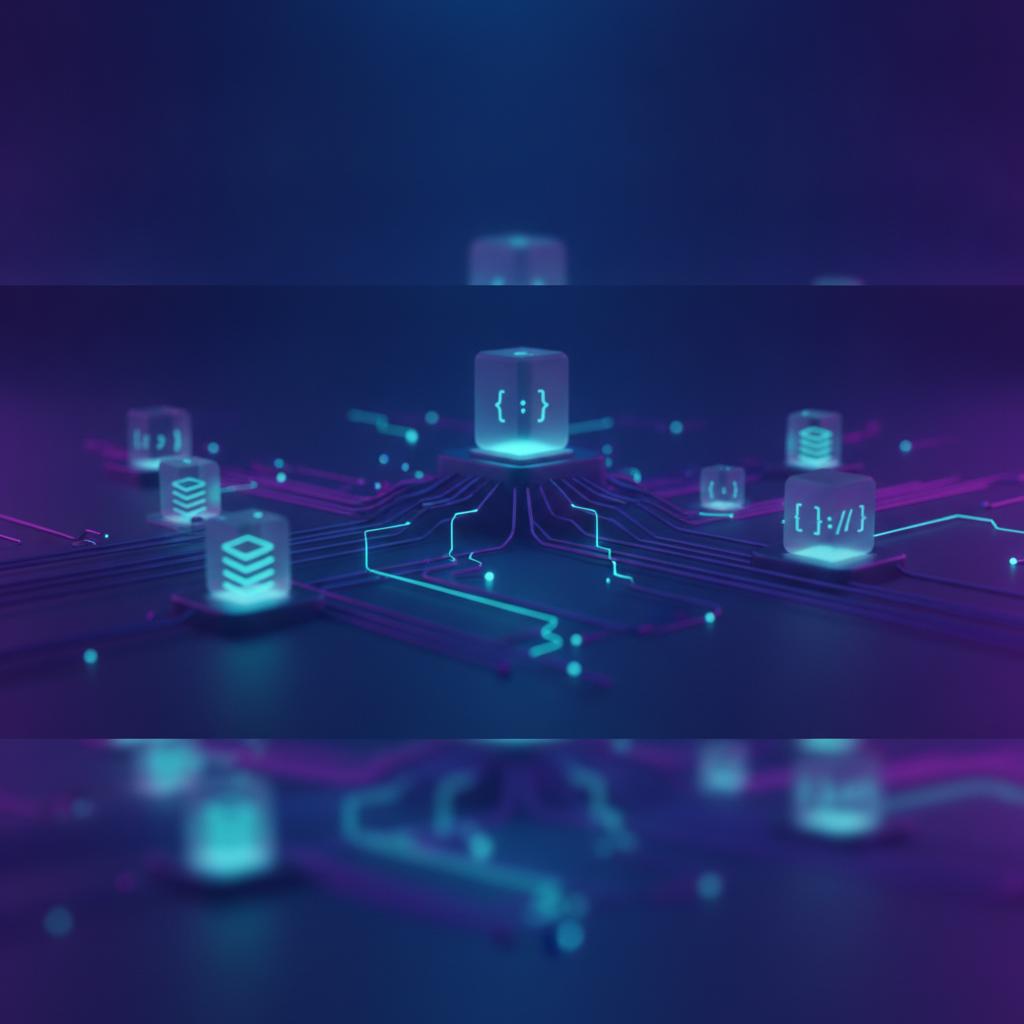 Ilustração técnica representando tecnologia relacionado a Webhooks Descomplicados: Potencialize Integrações  incluindo API...