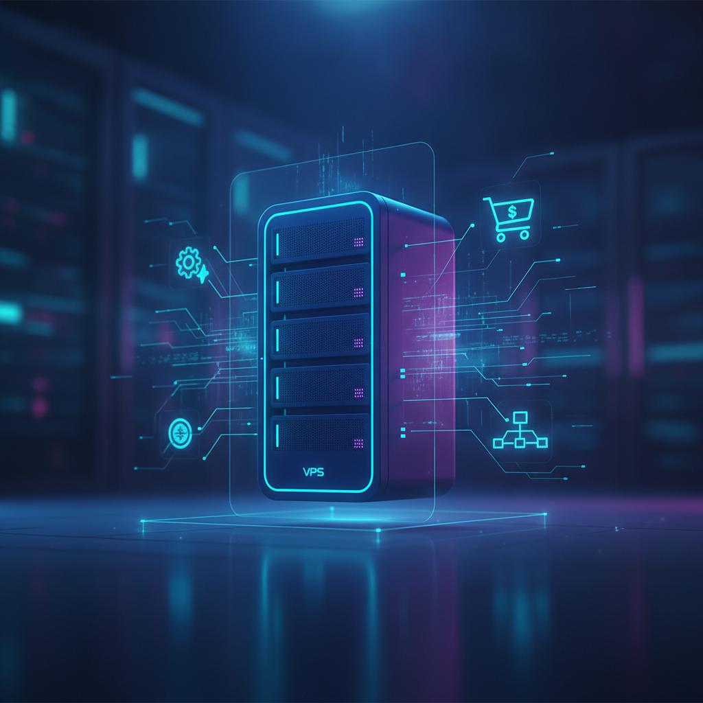 Ilustração técnica representando tecnologia relacionado a E-commerce: Automatizando Recuperação e Vendas na  incluindo eco...
