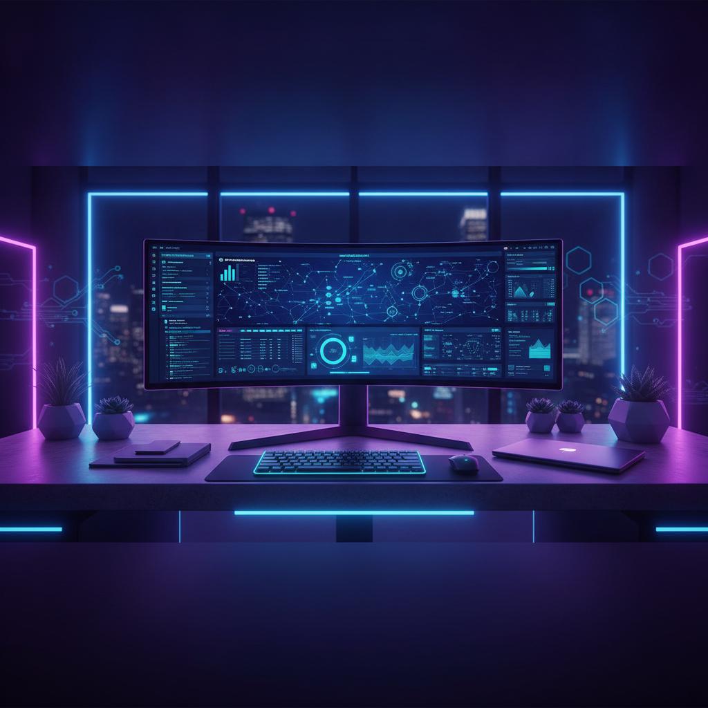 Ilustração técnica representando tecnologia relacionado a Self-hosting na Prática: Escalabilidade e Controle incluindo vps