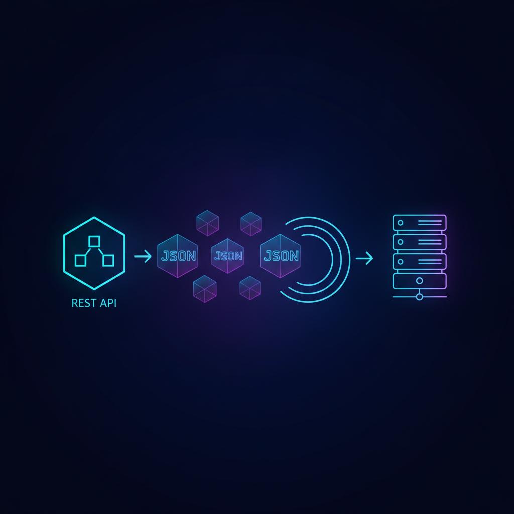 Ilustração técnica representando tecnologia relacionado a Webhooks vs Polling: Otimizando Performance em 202 incluindo api