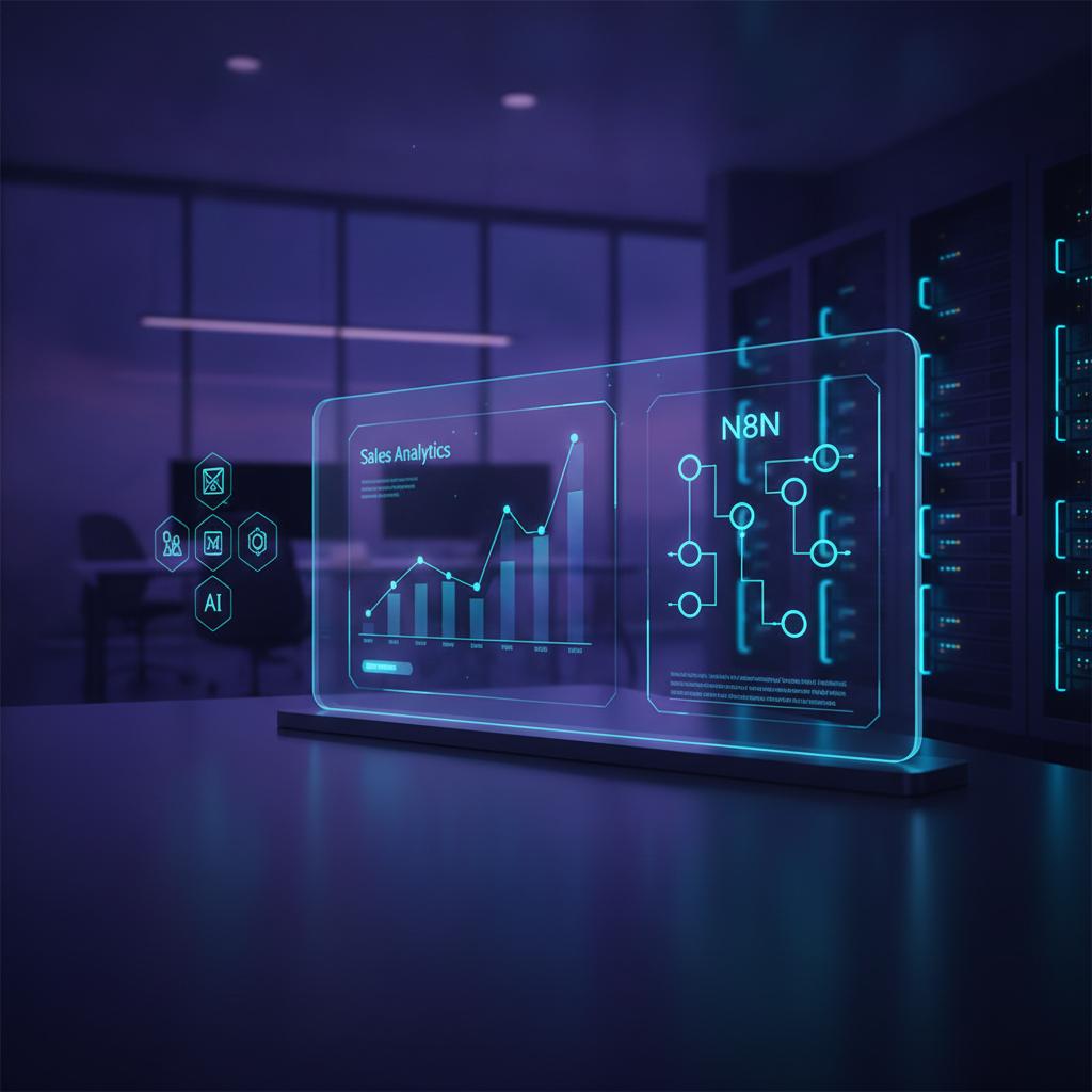 Ilustração técnica representando tecnologia relacionado a E-commerce: Automação Avançada de Fluxos e Convers incluindo eco...
