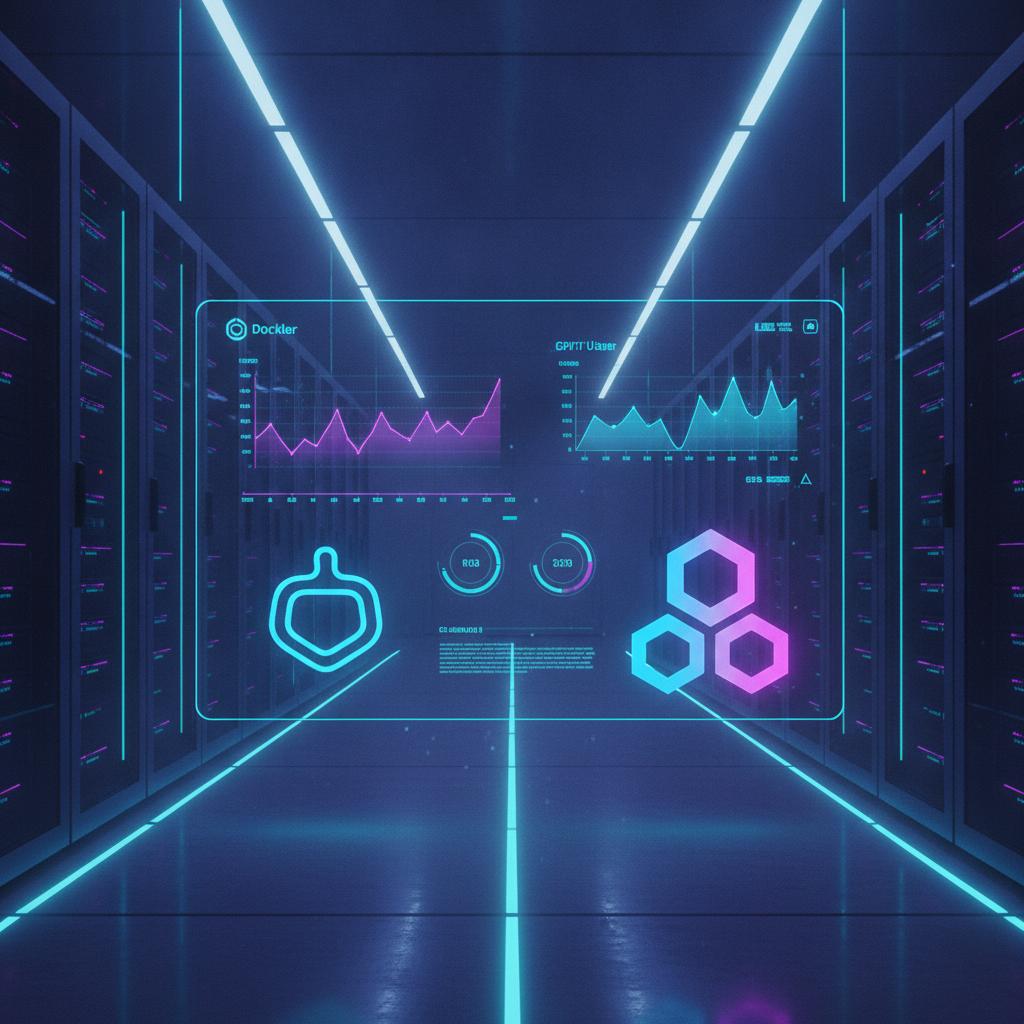 Ilustração técnica representando tecnologia relacionado a Server Management: EasyPanel, Proxy Reverso e Alta incluindo Tra...