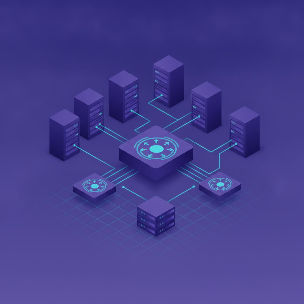 Ilustração técnica representando tecnologia relacionado a Webhooks na Prática: Automação e Payload em 2026 incluindo n8n