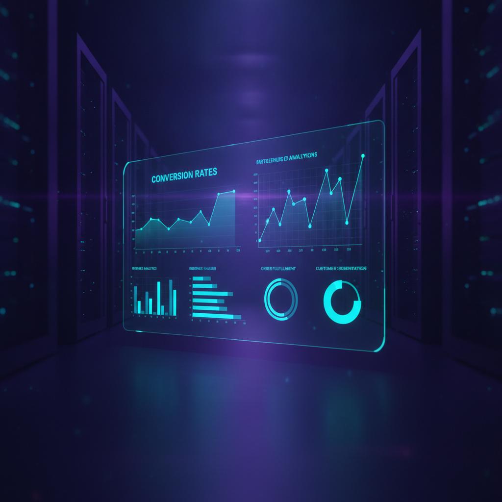 Ilustração técnica representando tecnologia relacionado a Automação de E-commerce: Otimizando Lucro com N8N  incluindo eco...