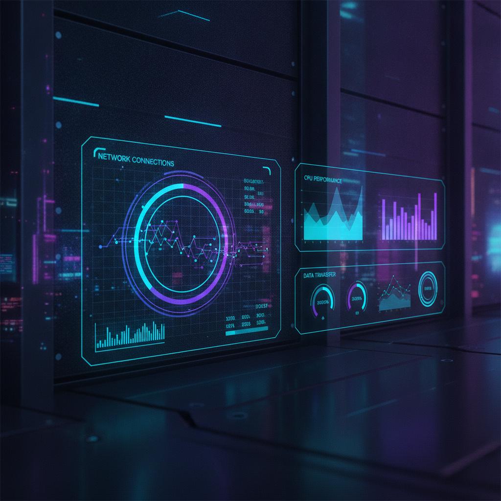 Ilustração técnica representando tecnologia relacionado a Suporte Omnichannel: Otimize sua Infraestrutura pa incluindo Cha...