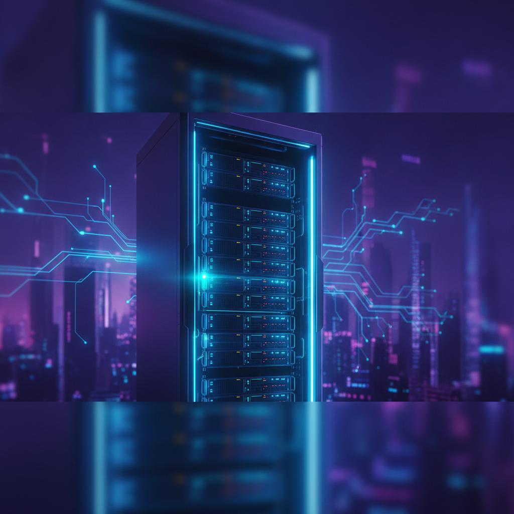 Ilustração técnica representando tecnologia relacionado a Self-hosting: Vantagens e Riscos na Infraestrutura
