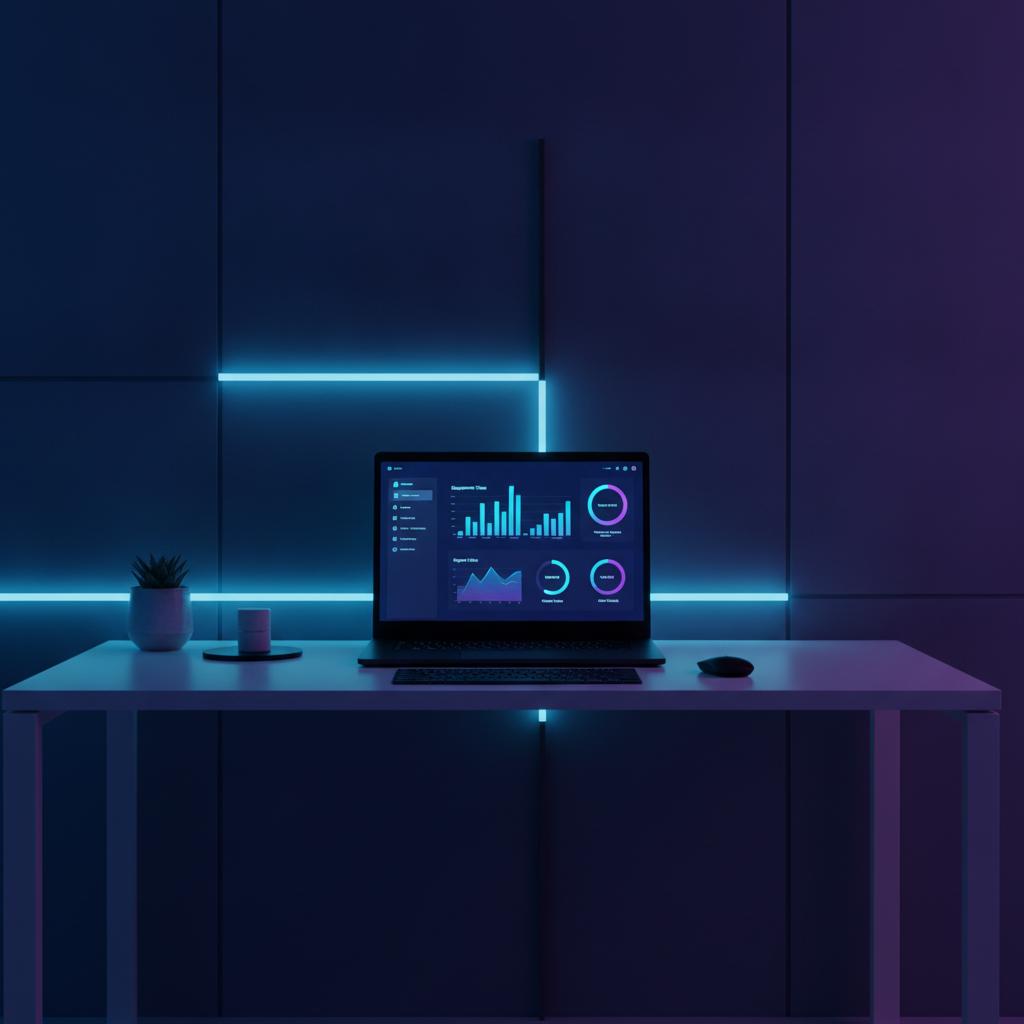 Ilustração técnica representando tecnologia relacionado a Suporte Omnichannel: Gestão de Custos e Performanc incluindo Cha...