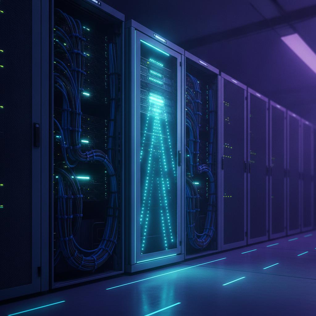 Ilustração técnica representando tecnologia relacionado a Self-hosting: ROI e Gerenciamento de Infraestrutur