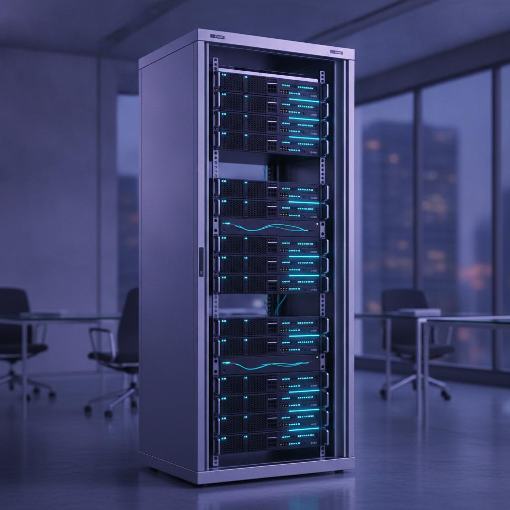 Ilustração técnica representando tecnologia relacionado a Self-hosting: Estratégias de Segurança e Custo em  incluindo vps