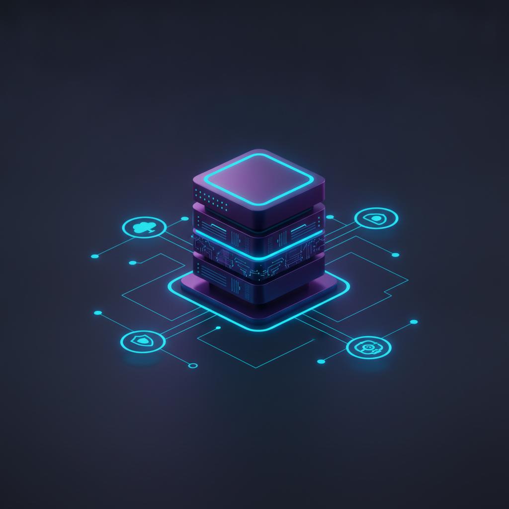 Ilustração técnica representando tecnologia relacionado a Self-hosting vs Nuvem: Otimize Infraestrutura e Cu