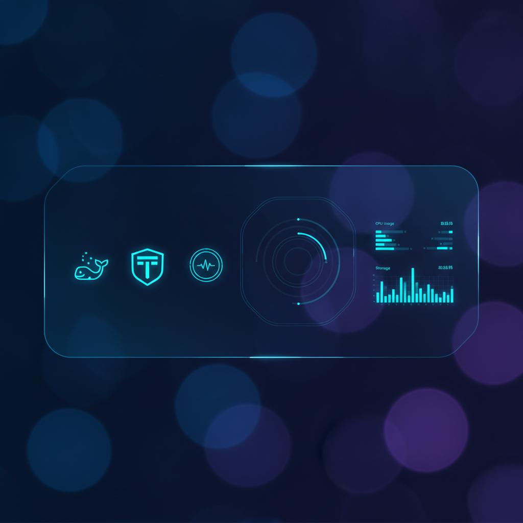 Ilustração técnica representando tecnologia relacionado a Server Management: Desvendando EasyPanel e Proxy R incluindo Tra...