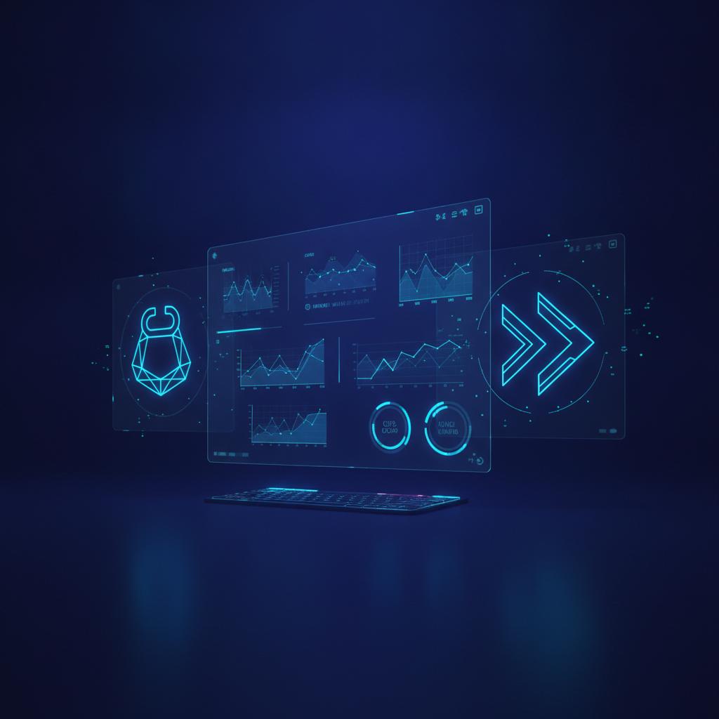 Ilustração técnica representando tecnologia relacionado a Server Management: Maximize VPS com EasyPanel e Tr