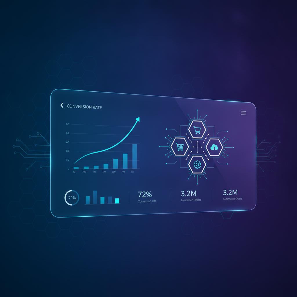 Ilustração técnica representando tecnologia relacionado a Ecommerce Automation: Otimize Processos com N8N e 