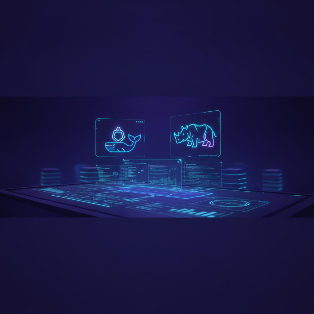 Ilustração técnica representando tecnologia relacionado a Server Management: Performance com EasyPanel e Tra