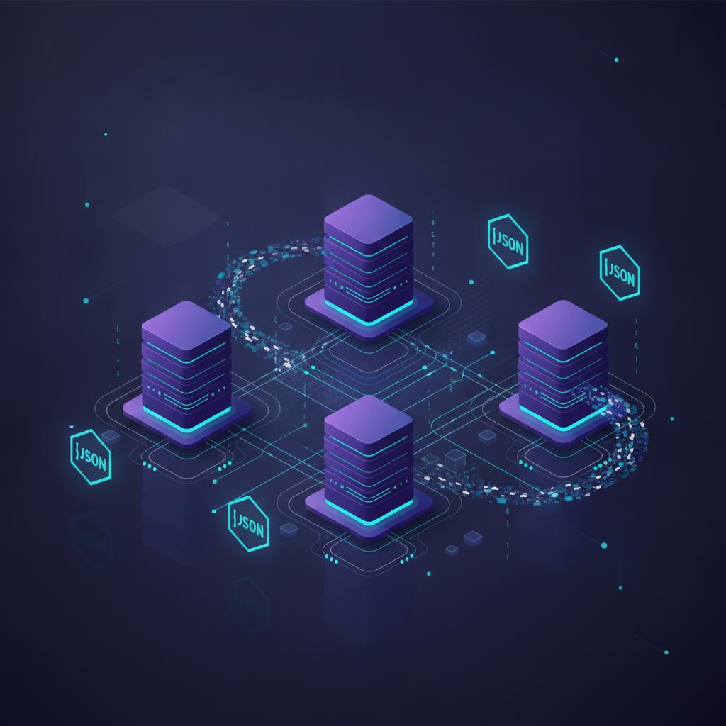 Ilustração técnica representando tecnologia relacionado a Webhooks: Otimize a Entrega e Consumo de Dados em  incluindo aut...