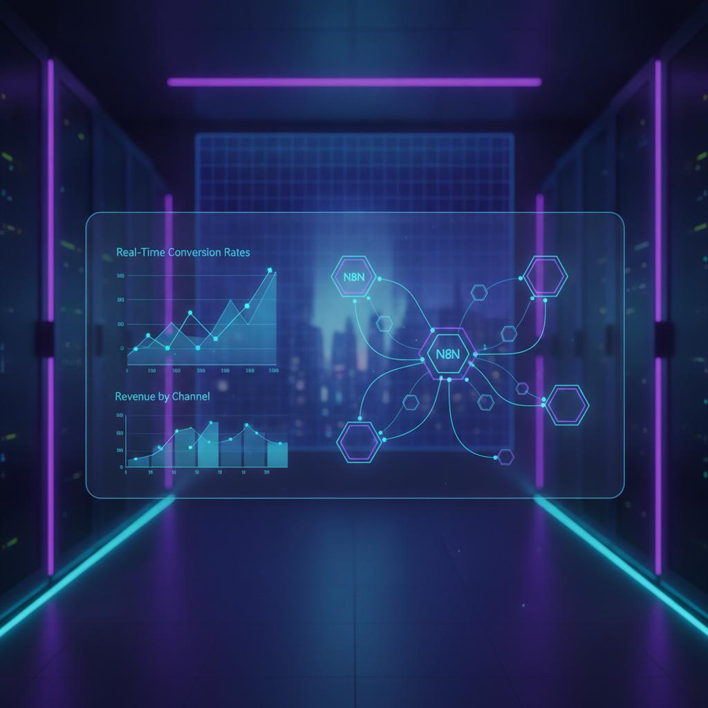 Ilustração técnica representando tecnologia relacionado a E-commerce Automation: Checklist Técnico de Setup  incluindo eco...
