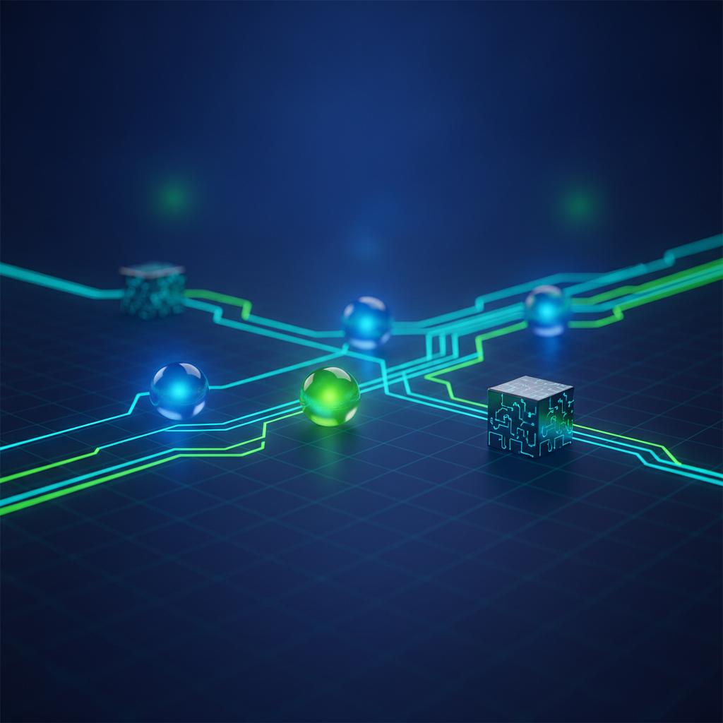 Ilustração técnica representando tecnologia relacionado a Webhooks: Reduzindo Carga em Servidores de API em  incluindo api...
