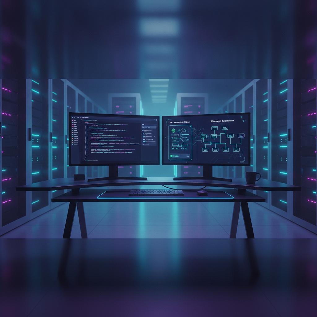 Ilustração técnica representando tecnologia relacionado a Como Instalar Evolution API na VPS: Tutorial Práti incluindo Wha...
