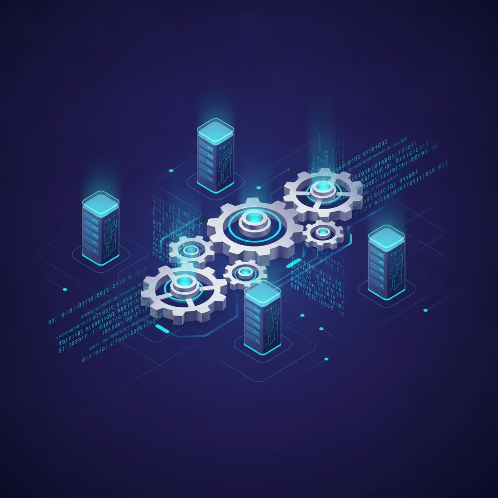 Ilustração técnica representando tecnologia relacionado a GitHub Actions e GitOps: Automatizando Seu Pipelin incluindo CI/CD