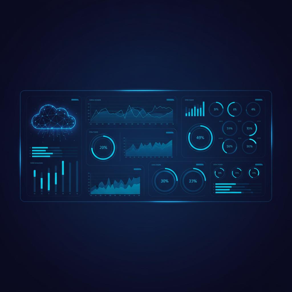 Ilustração técnica representando tecnologia relacionado a Comparativo VPS: Análise Real de Custo e Performan incluindo mel...