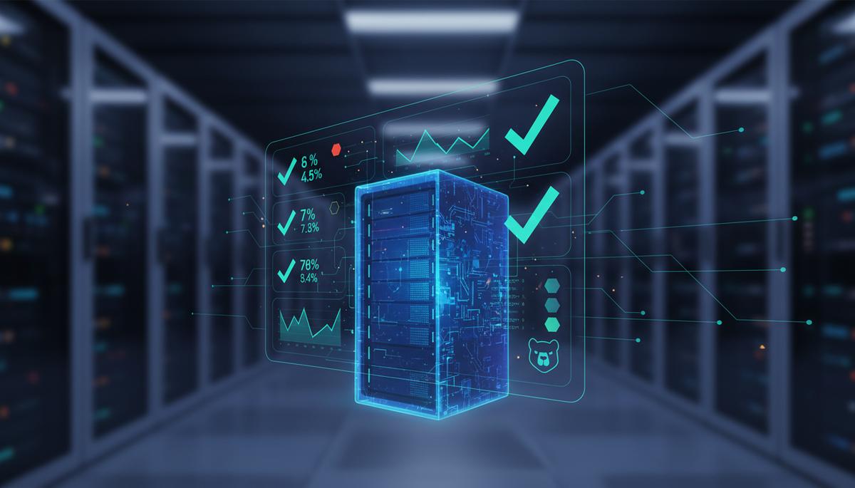 Ilustração técnica representando tecnologia relacionado a Hospedar Uptime Kuma no VPS: Monitoramento Self-Ho