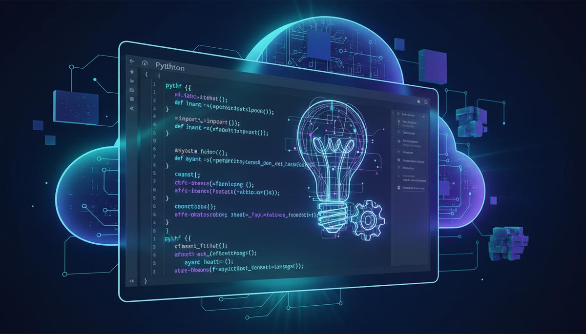 Ilustração técnica representando tecnologia relacionado a Programação Essencial: Do Básico ao Código Eficaz 