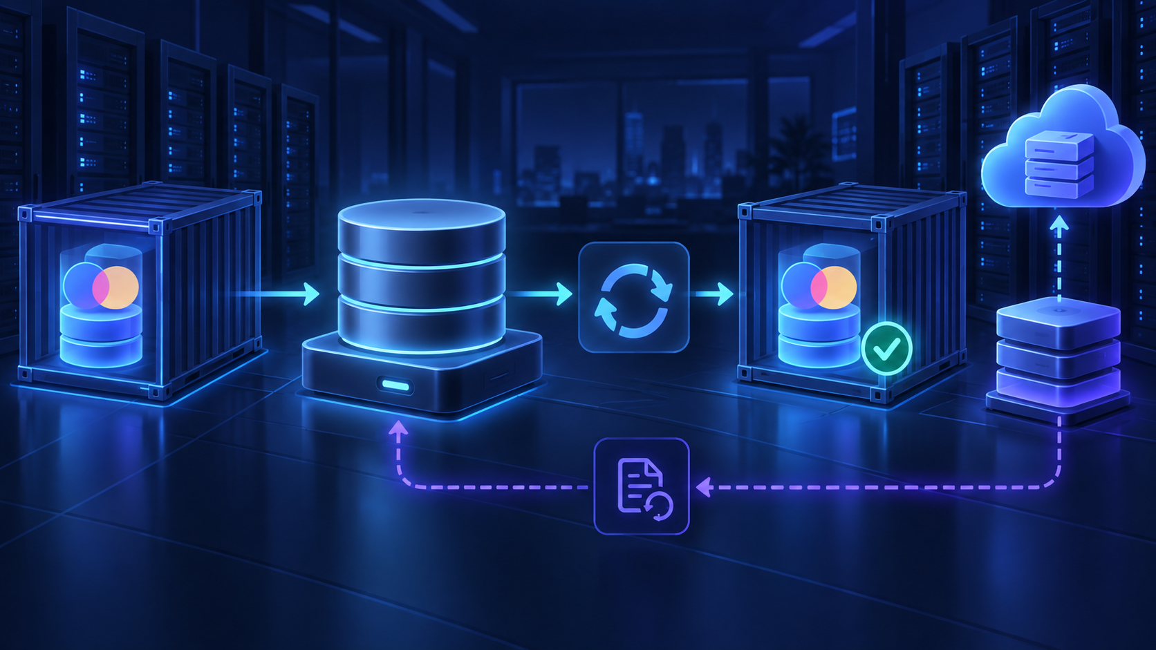 Ilustração técnica sobre ChromaDB Persistente: Volume e Backup