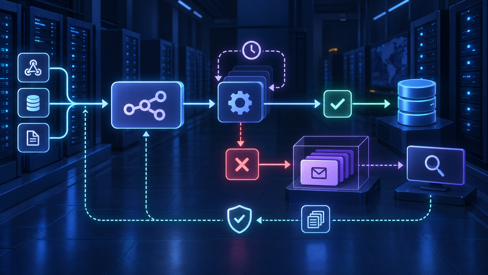 Ilustração técnica sobre CI/CD: Desmistificando a Automação de Deploy