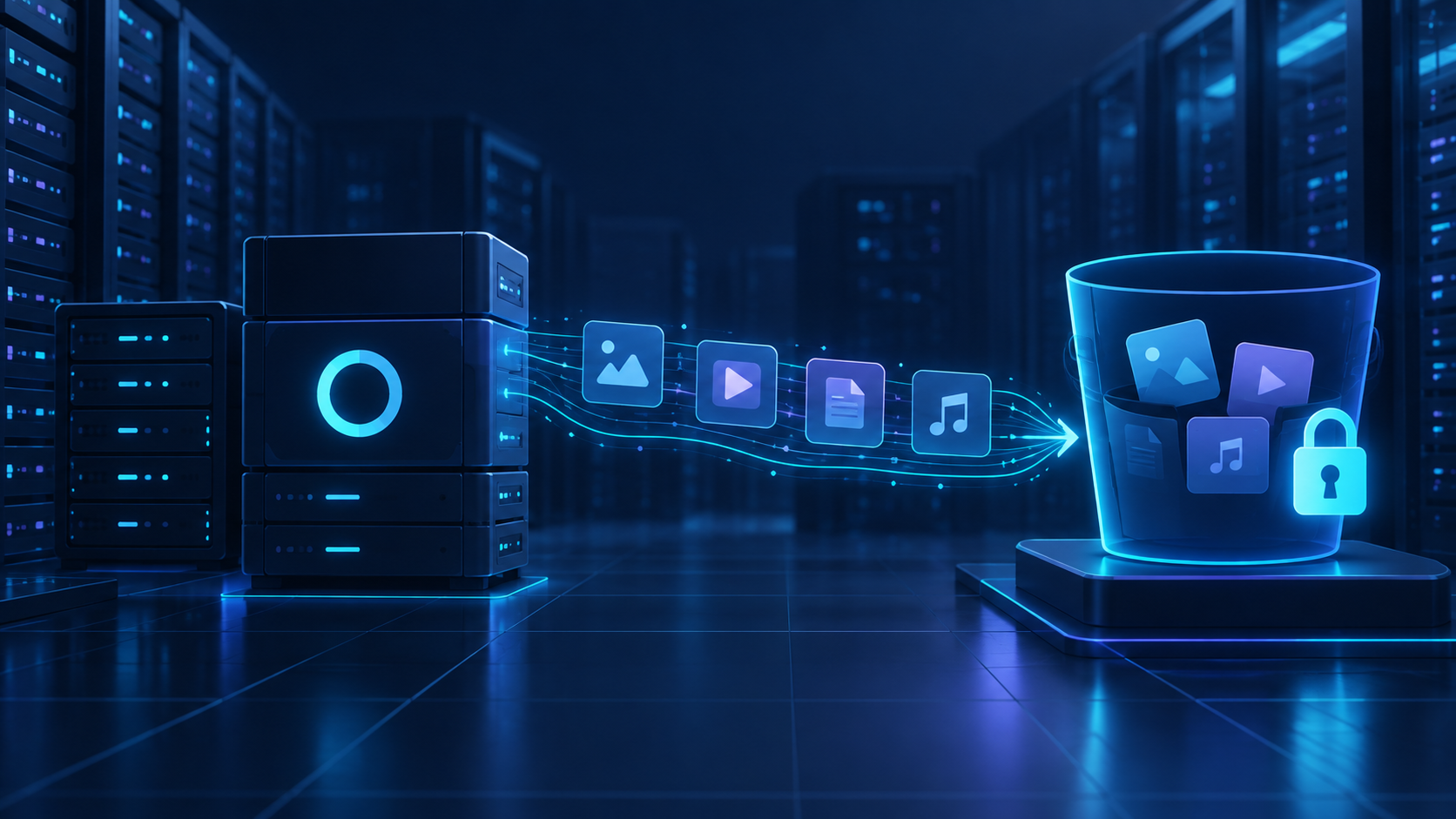 Ilustração técnica sobre Evolution API em VPS: backup e restauração verificável