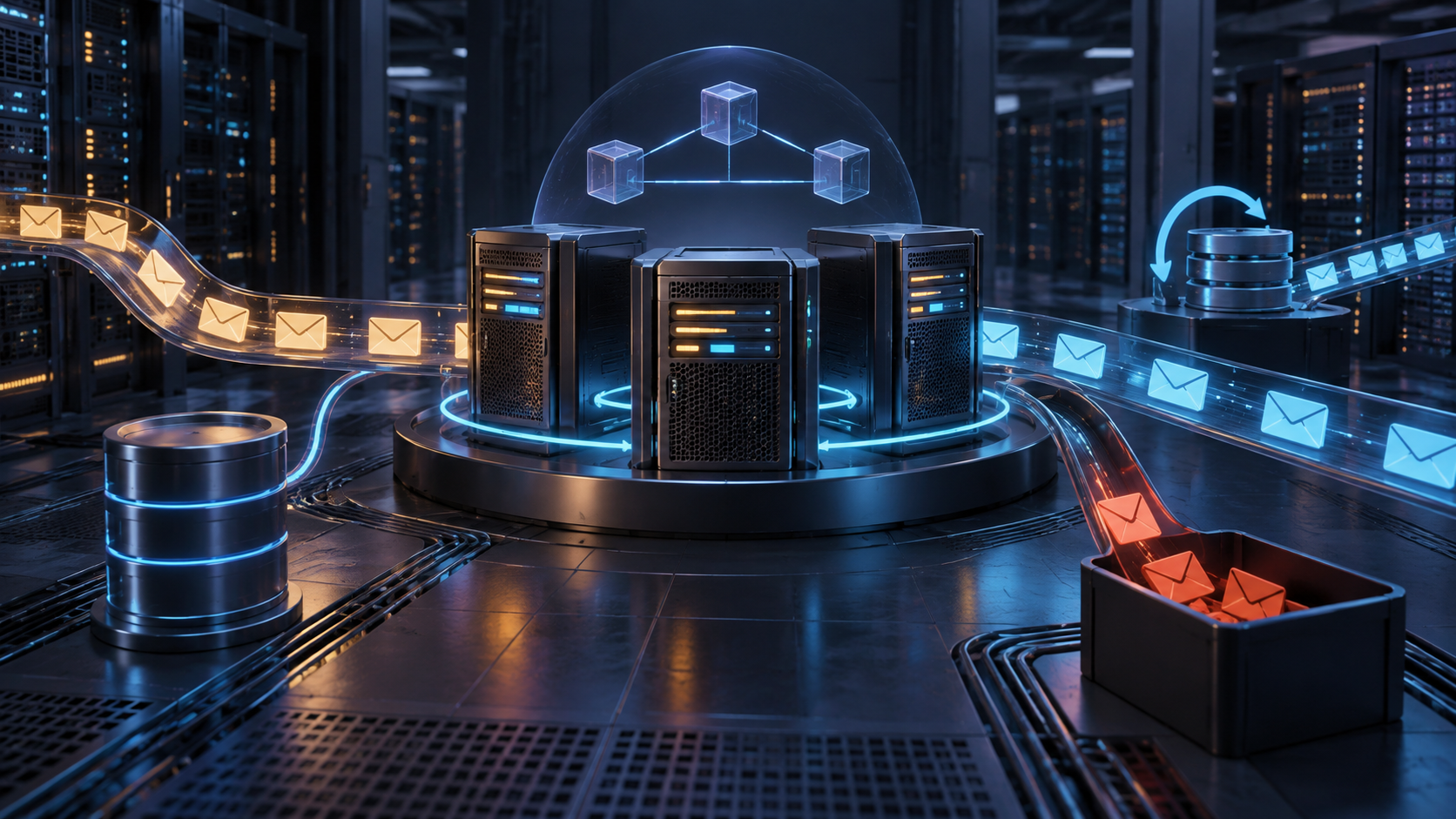 Ilustração técnica sobre Evolution API: backup de sessões e restauração
