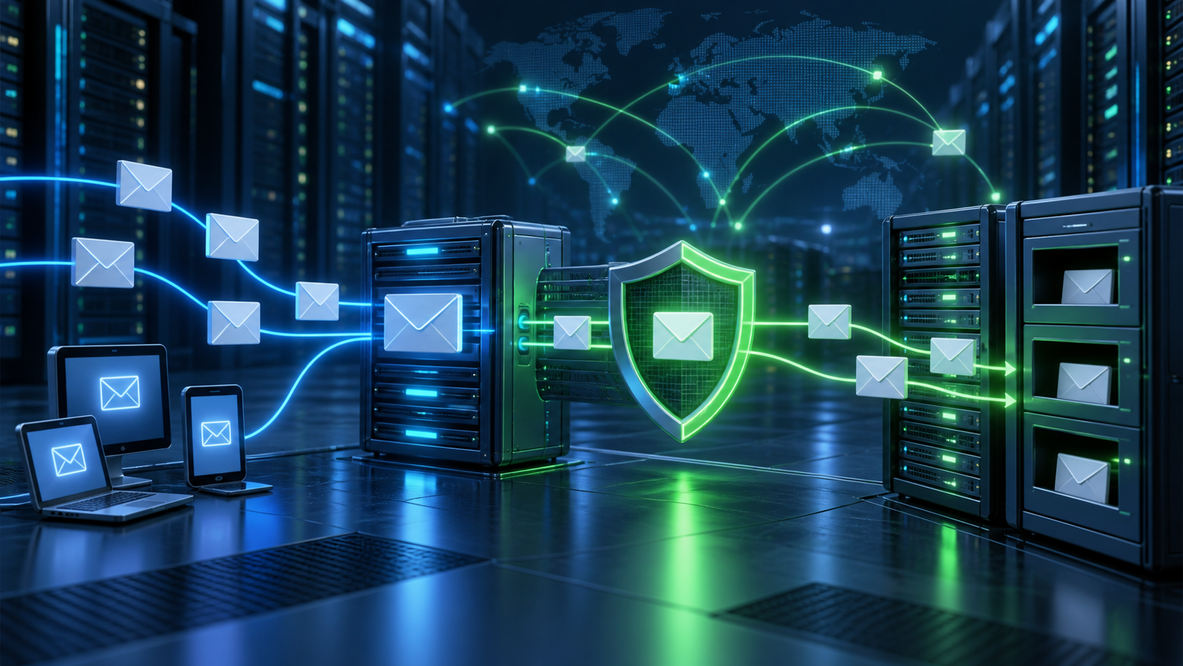 Ilustração técnica sobre Migrar DNS para uma VPS sem perder o tráfego