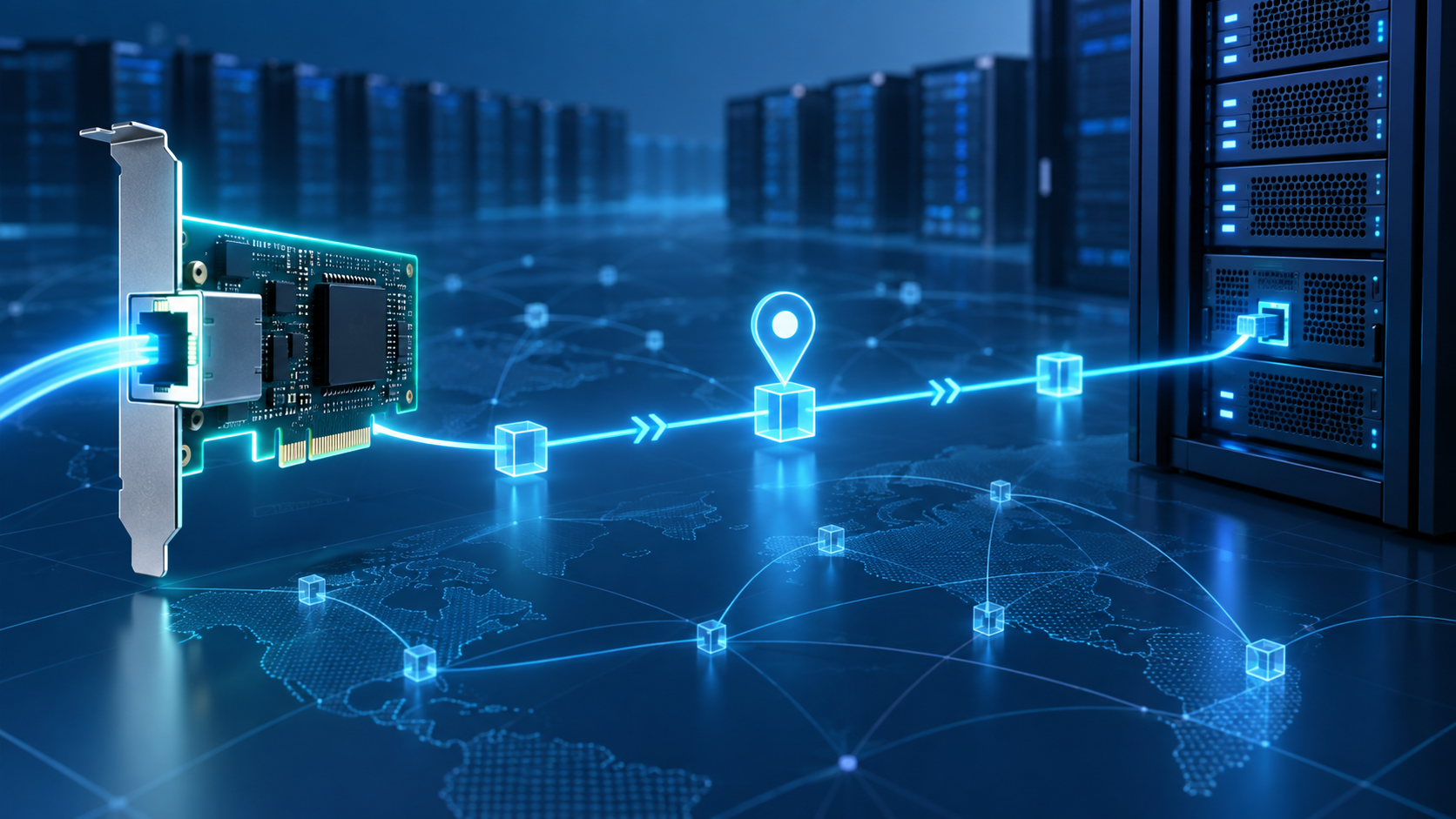 Ilustração técnica sobre Netplan no Ubuntu: configurar IP estático com segurança